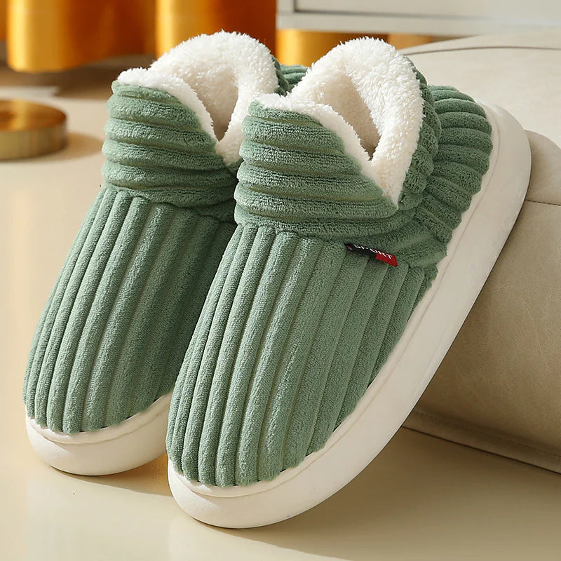 Cozy Step All-Season Cotton Slippers