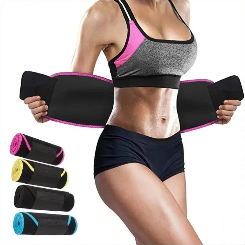 ’Women’s Adjustable Sweat Waist Trainer & Sauna Belt - Body Shaper for Effective Weight Loss’ - Loss