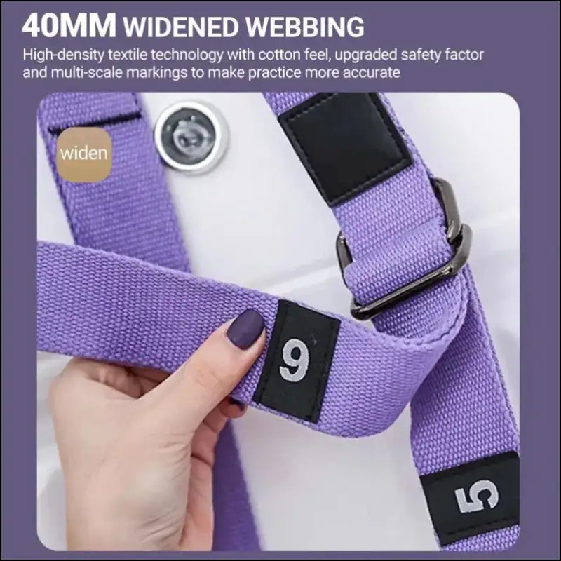 Women’s Aerial Swing Belt Stretch Trainer for Flexibility Hammock Leg Splits Yoga Strap - Pull Rope