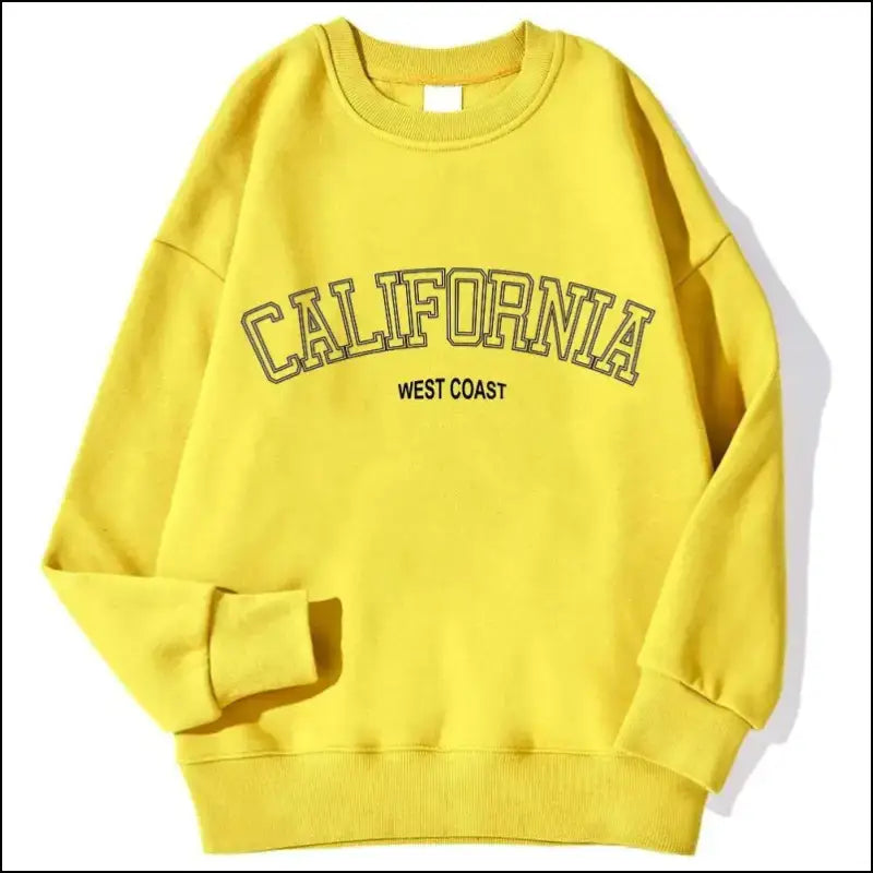 ’Women’s California West Coast Sweatshirt - Trendy Korean Pullover Hoodie Sporty & Stylish’ - Women Hoodies