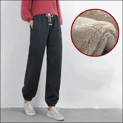 ’Women’s Winter Warm Fleece Leggings - Plus Size Thick Casual Pants Cozy Solid Color Trousers’ - Women