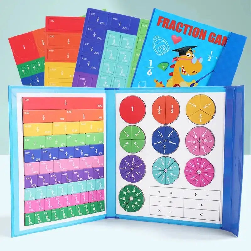 Children's Magnetic Fraction Book